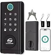 CHEN LCLILICHEN Smart Door Lock, Keyless Entry Deadbolt with Fingerprint, Keypad and App Control,...
