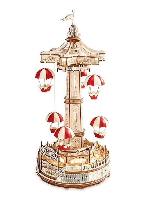 rokr wooden music box kit wooden puzzles for adults 3d puzzles for adults puzzle box wooden town