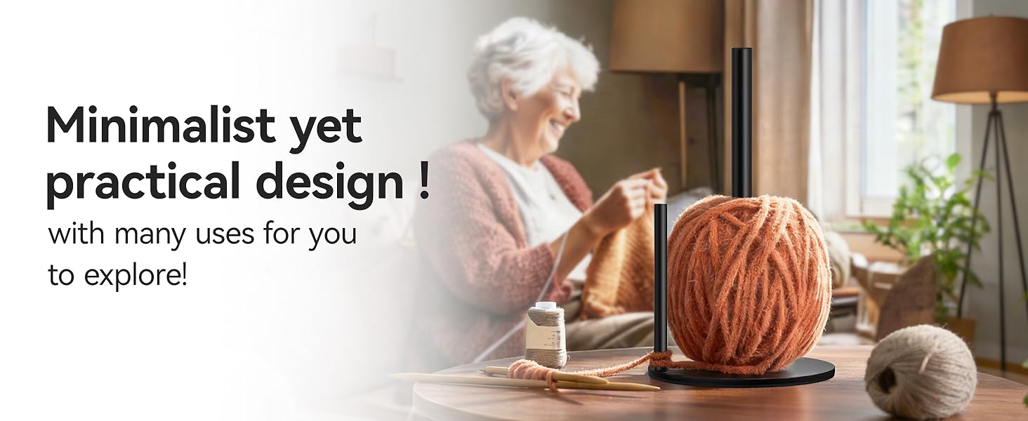 Or a yarn holder!With many uses for you to explore!