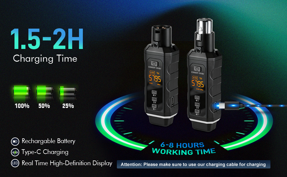 wireless xlr transmitter and receiver