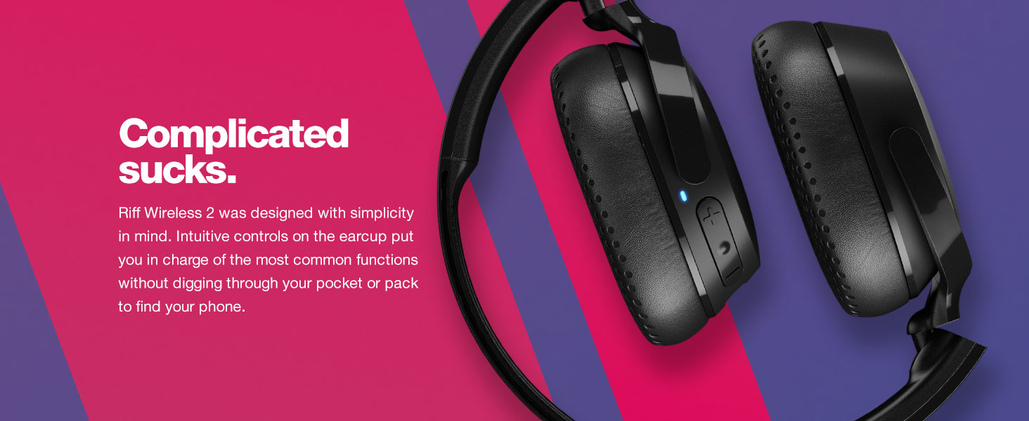Skullcandy Riff Wireless 2 On-Ear Headphones