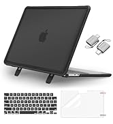 MOSISO Compatible with MacBook Air 13 inch Case 2024 2023 2022 M3 A3113 M2 A2681,Heavy Duty Shock...