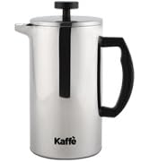 Kaffe Large French Press Coffee Maker &amp;amp; Camping Coffee Pot - Double-Wall Stainless Steel Tea