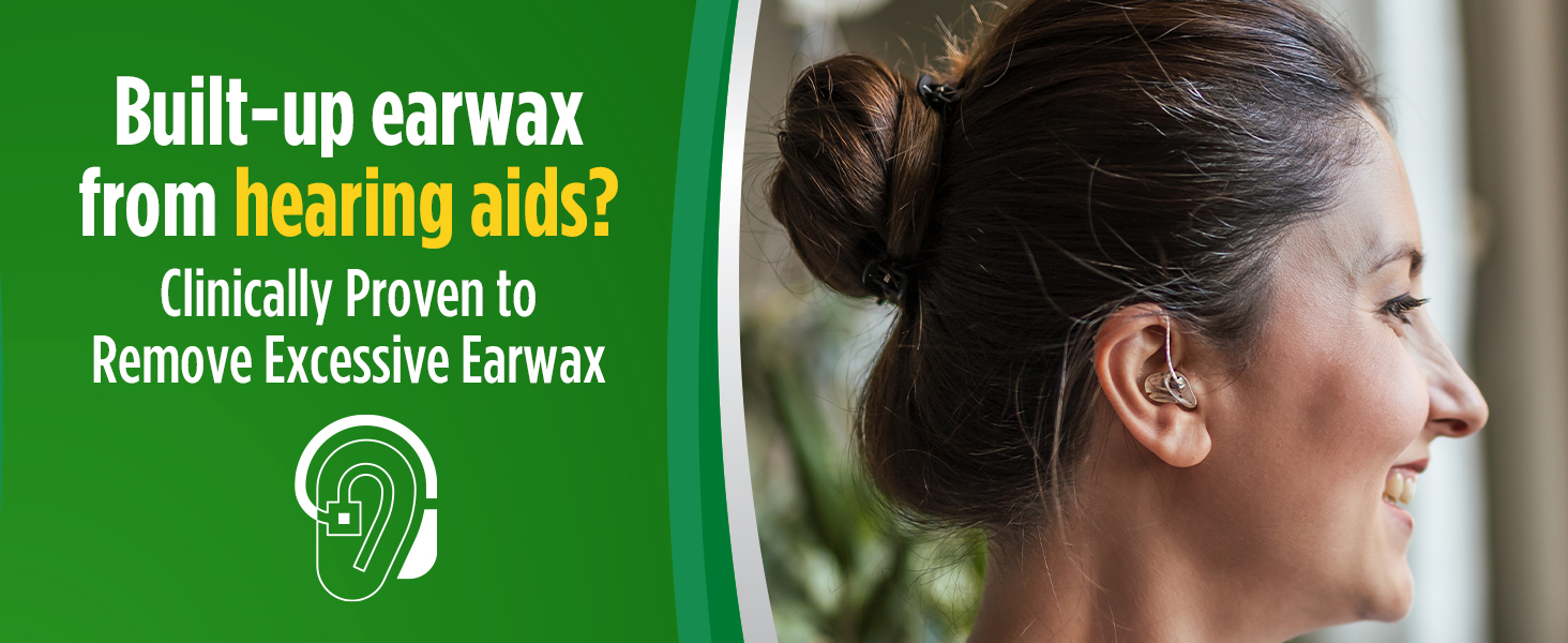 Clinically proven to remove and reduce earwax build up caused by hearing aids