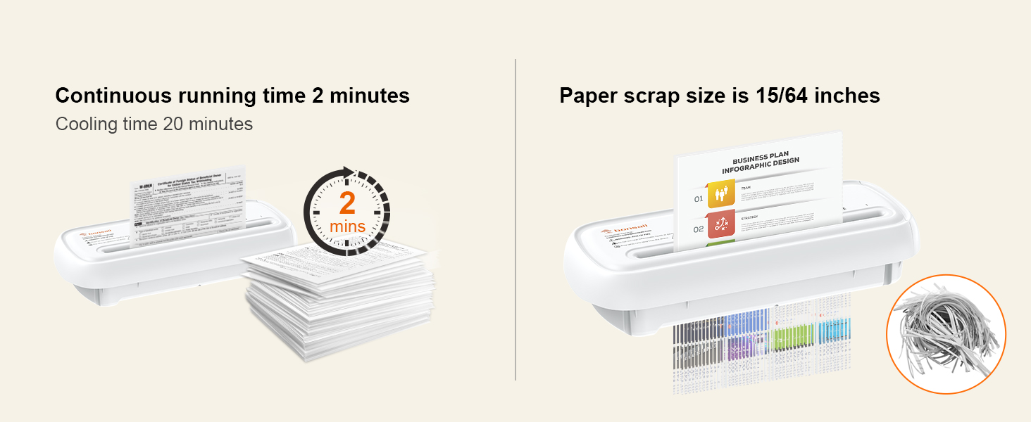 Bonsaii Paper Shredder for Home Use