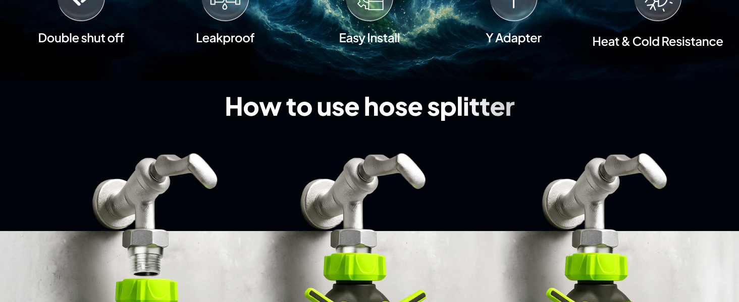 garden hose splitter