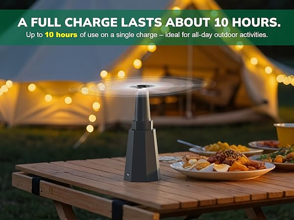 fly fans for tables