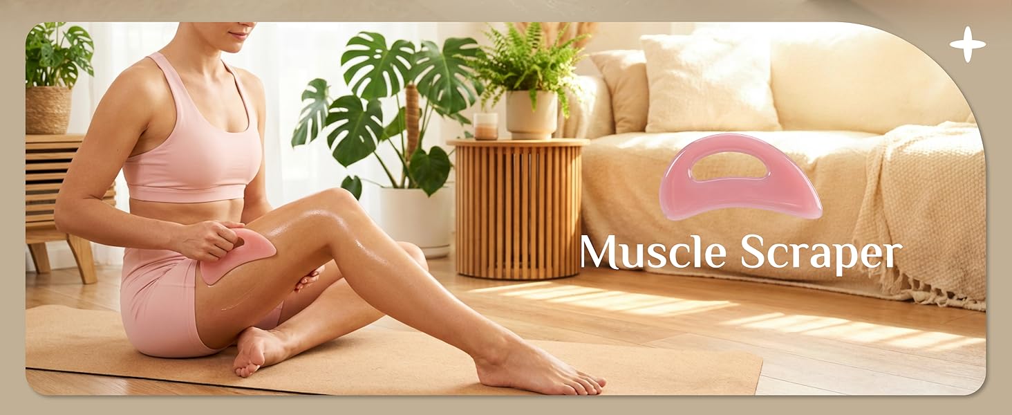 gua sha facial tool muscle scraper tool