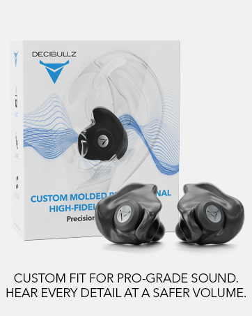 CUSTOM FIT FOR PRO-GRADE SOUND. HEAR EVERY DETAIL AT A SAFER VOLUME.
