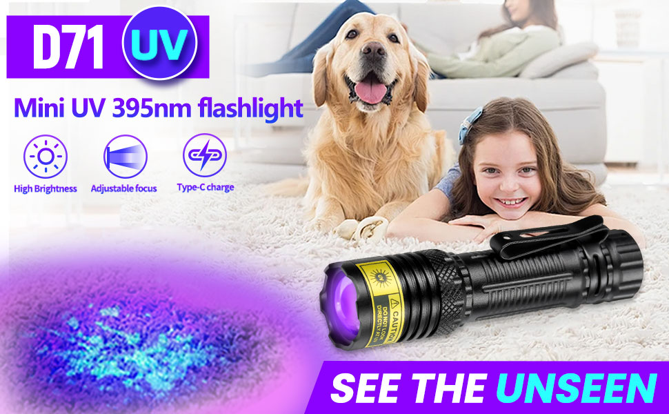 UV Flashlight 395nm