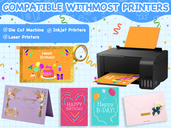  8.5 x 11 inch colored cardstock