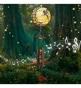 Tryme Wind Chimes for Outside, Large Solar Sympathy Wind Chimes Memorial Wind Chime for Loss of L...