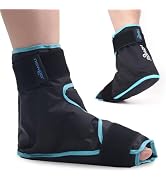 NEWGO Ice Pack Foot Ankle Ice Pack Wrap for Plantar Fasciitis, Foot Surgery Recovery, Hot Cold Th...