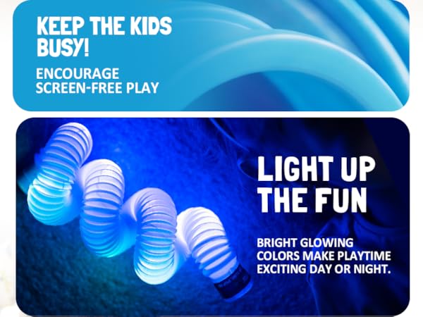 LED Pop Tubes Stocking Stuffes Toddler Toys