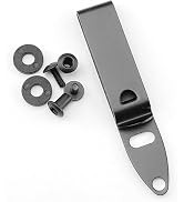 Labriciyon Knife Sheath Kit, Stainless Steel Kydex DIY Holster Kit, Universal Metal Belt Clip for...