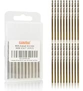 Luckyway 20-Piece 5/64" M35 Cobalt Drill Bits, Jobber Length Twist Drill Bit Set for Hard Metal, ...