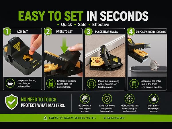 mouse traps, mouse trap,mouse traps indoor for home