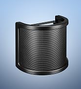 Aokeo Pop Filter, [Upgraded Three Layers] Metal Mesh &amp; Foam &amp; Etamine Layer Microphone Windscreen...