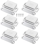 Jiayi Cabinet Magnets for Closure, 6 Pack Plastic Cupboard Door Magnets Wardrobe Magnetic Door La...