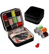 TYRRHHIR Sewing Kit for Beginners and Advanced, with Sewing Tools, Supplies, Storage Case, Blue, ...