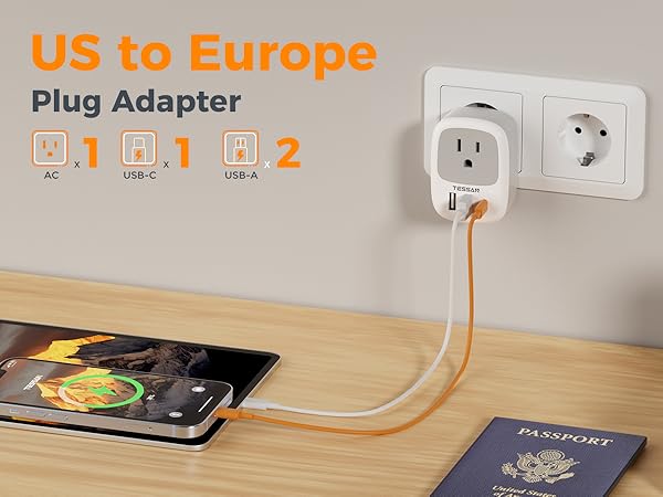 European Travel Plug Adapter