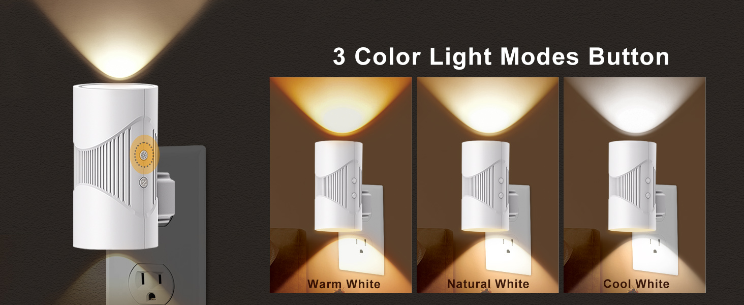easuntec nightlight 3 color light modes change white A+ desktop 004