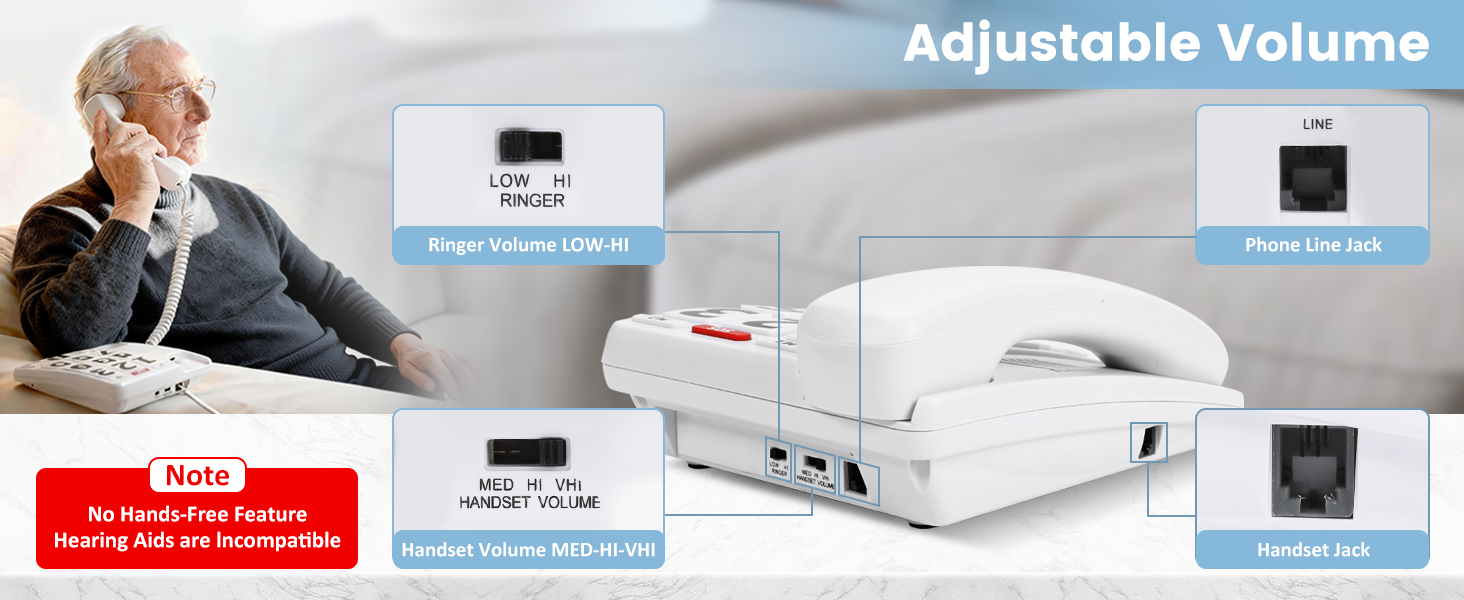 large button phones for seniors