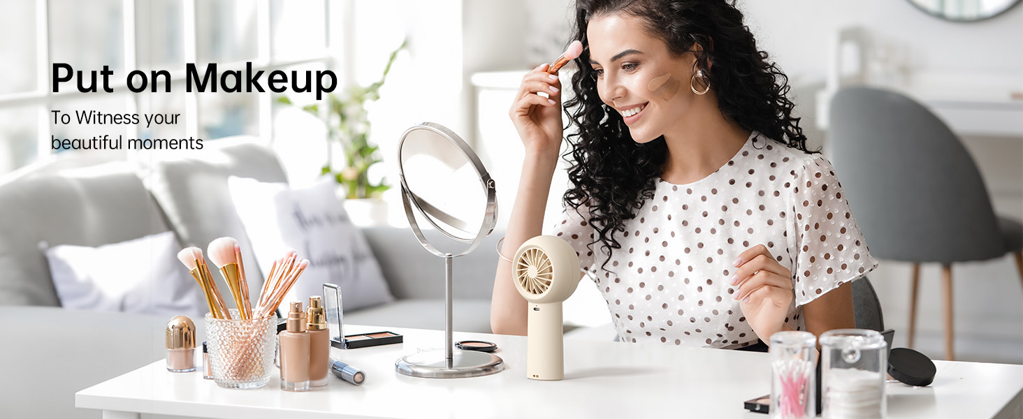 battery powered handheld fan