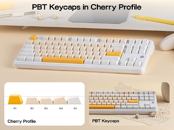 AK870 V2 White Yellow