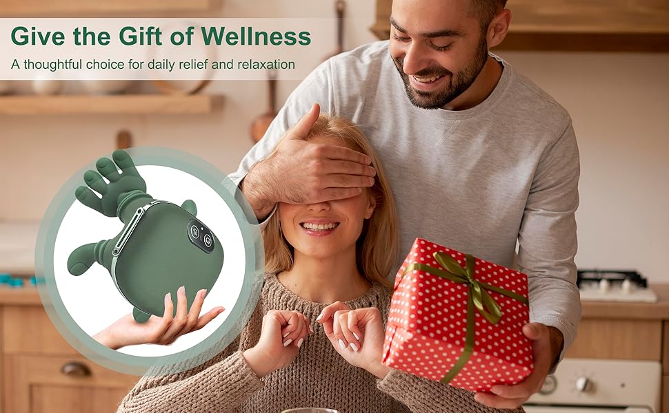 Christmas gift back massager for pain relief deep tissue finger massager neck and shoulder massager