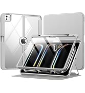 MoKo for iPad Pro 13 Inch Case (M5/M4) 2025/2024 with Pencil Holder, [Built-in Screen Protector],...