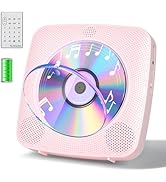 Gueray CD Player Portable with Bluetooth Wall Mountable, CD Music Battery Operated Players for Ho...