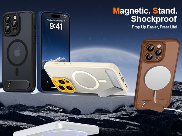 Magnetic. Stand.Shockproof