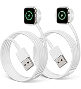 2 Pack for Apple Watch Charger, [MFi Certified] iWatch Charger Cable 3.3FT Magnetic Cord Compatib...