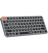 ProtoArc Backlit Compact Wireless Keyboard for Mac, K90-A Bluetooth Keyboard, Multi-Device, Low P...