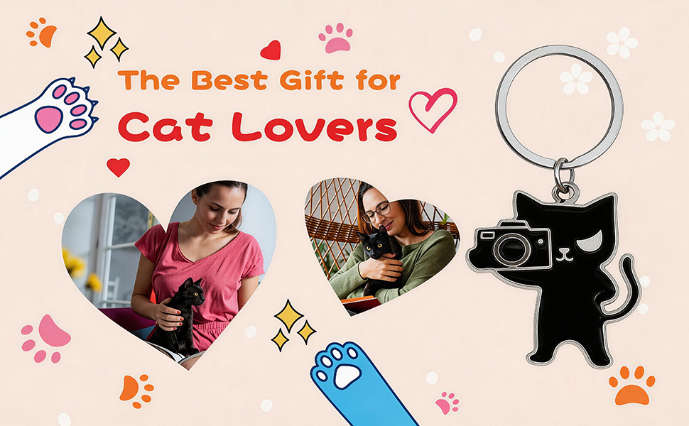 cat keychain