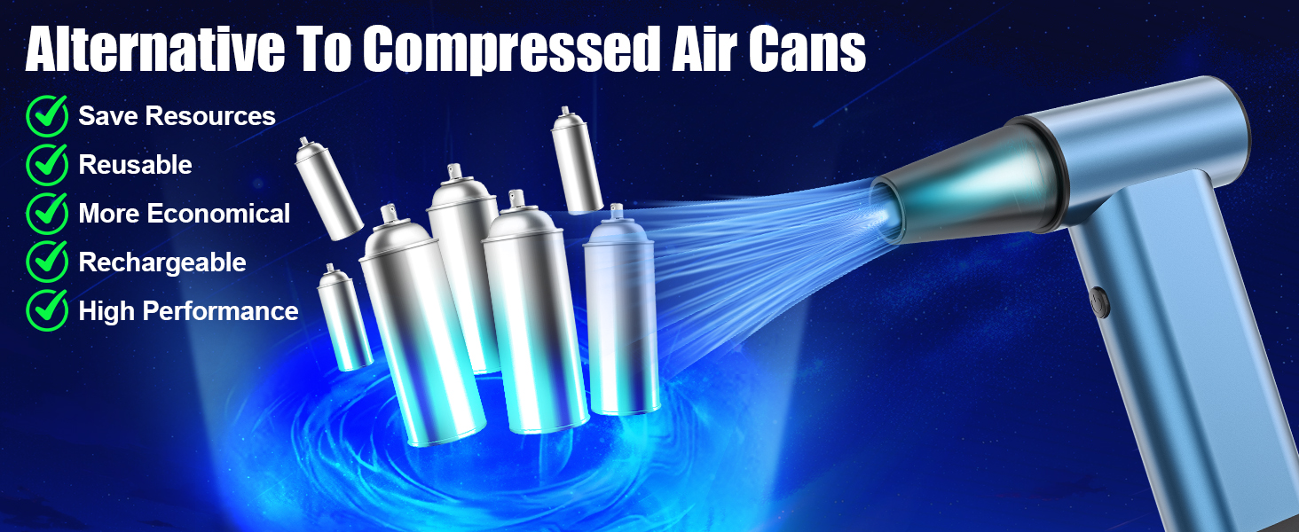 hand held blower pc duster electronic duster rechargeable air duster small blower