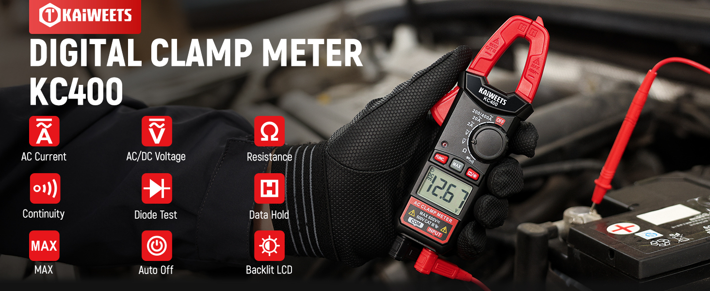 KAIWEETS Clamp meter KC400