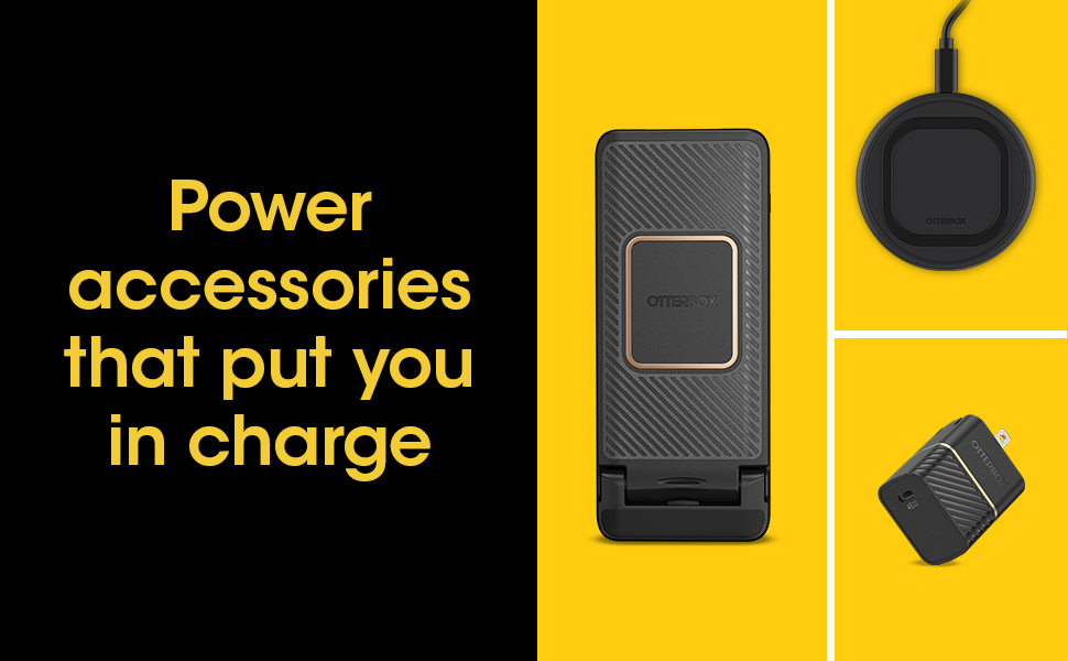 otterbox, power products, power bank, wall outlet, charging cord, wireless charger