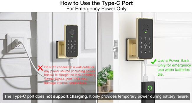 emergency type-c port use tips