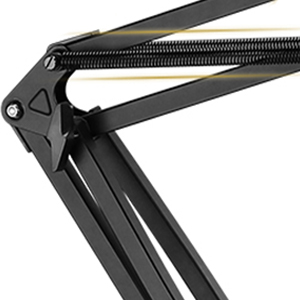 Microphone Arm Stand Adjustable mic Boom Scissor Mic Stand with Pop Filter shock mount for Blue Yeti