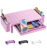 WALI Computer Monitor Stand with Storage, Desk Organizer with Drawer and Pen Holder, Desk Monitor...