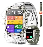BRUBOSES Smart Watch for Men with Answer/Make Call 100+ Sports Modes Fitness Smart Watch, IP68 Wa...