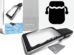 magnifying glass with light