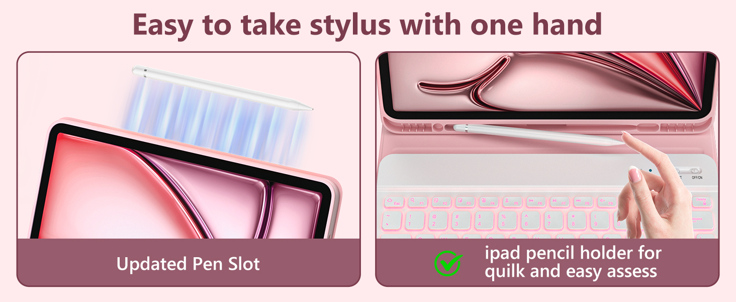 Built-in pen slot