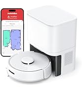 SwitchBot Mini Robot Vacuum K10+, Self-Emptying Base for 70 Days of Cleaning, LiDAR Navigation, R...