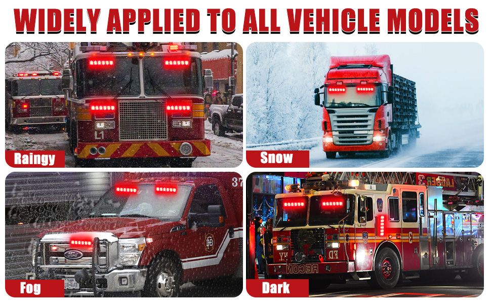 Strobe lights are suitable for all vehicle models