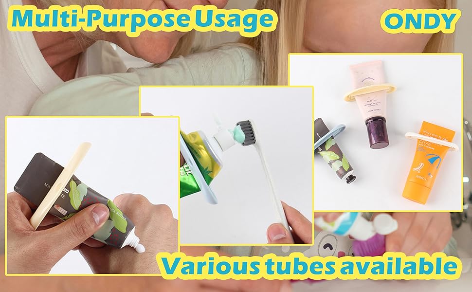 Multipurpose Tube Squeezer High-Grade ABS Toothpaste Squeezer Efficient Cream Tube Squeezer