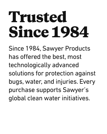 Sawyer Products, Water Filtration, Insect Repellent, Sunscreen, First Aid