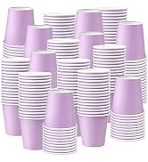 Prgery 300 Pack 3oz Purple Paper Cups,Mouthwash Cups, Disposable Bathroom Cups,Small Paper Cups 3...